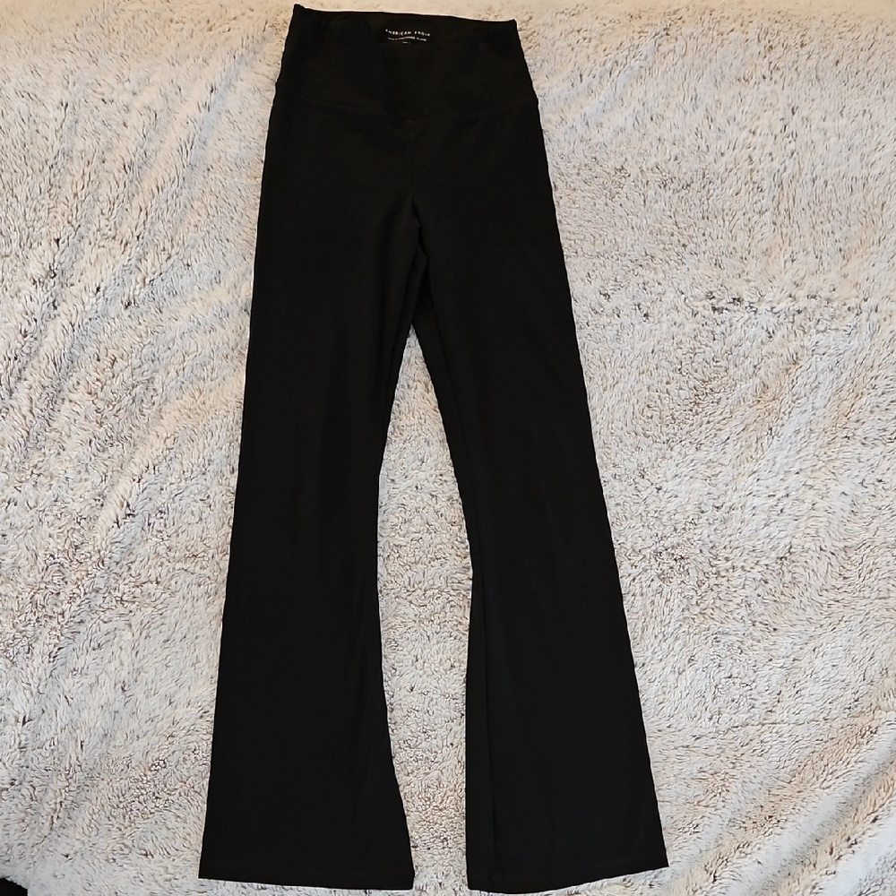 American Eagle Outfitters Black Everything Flare Pants